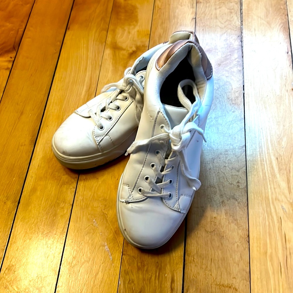 White sneakers